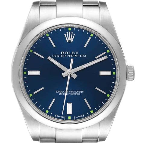 blaues zifferblatt rolex|Rolex oyster steel.